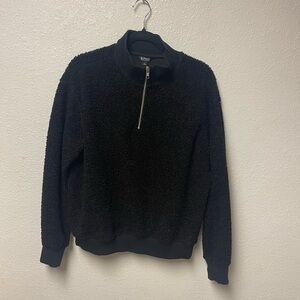 Buffalo David Bitton Black Zip Up Sweater